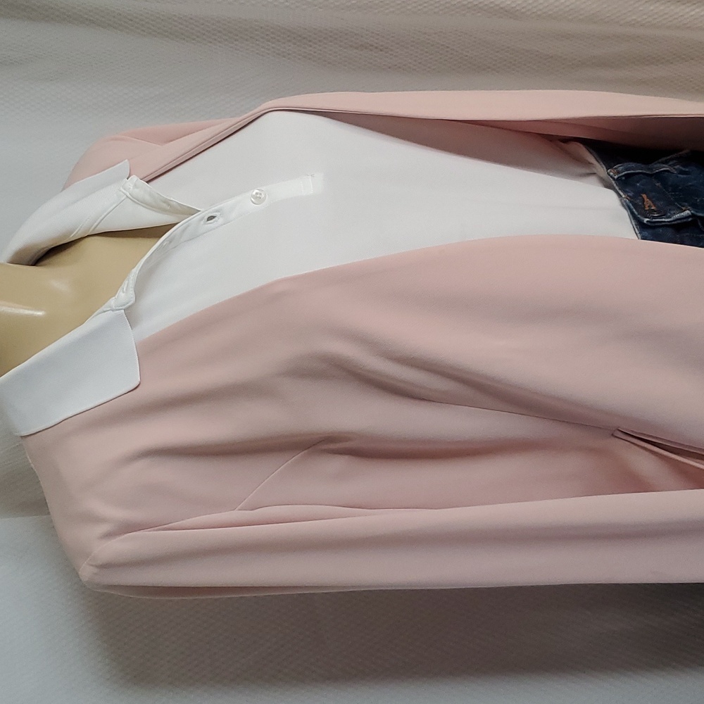 Bcbgeneration Drape Front Blazer Jacket Rose Smok… - image 6